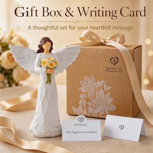 Retirement Gift for Woman, 7.0” Resin Angel Figurine - Retirement Gifts Retirement Gift