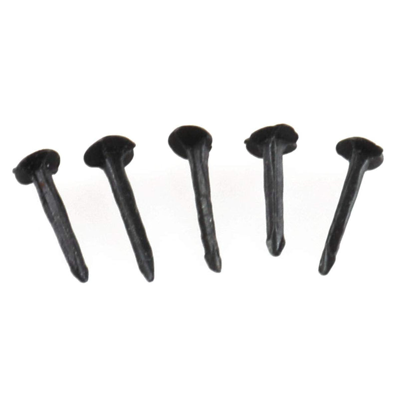 [Australia - AusPower] - E-outstanding 500pcs Black Iron Stud 13mm Metal Nails Tacks for Shoes Boots Leather Heels Soles Repairs Replacement 