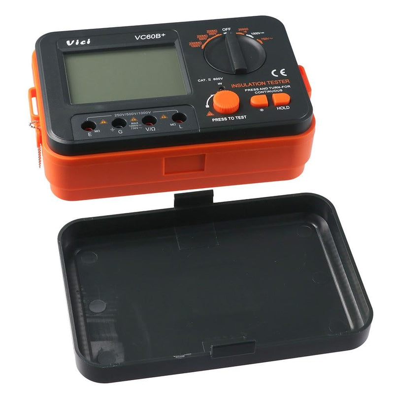 [Australia - AusPower] - Insulation Resistance Tester DCV Digital Insulation AC750V Resistance Tester Tester DC250/500/1000V VC60B+ 