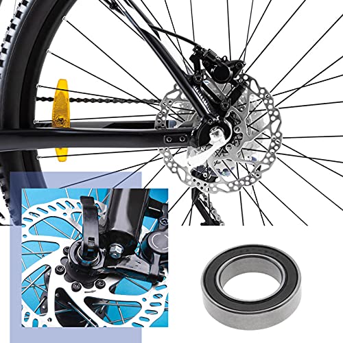 The Lord of the Tools 2Pcs 17287-2RS Deep Groove Ball Bearings 17x28x7mm Bearing Steel With Black Sealed Covers For Cycling MTB Mountain Road Bike