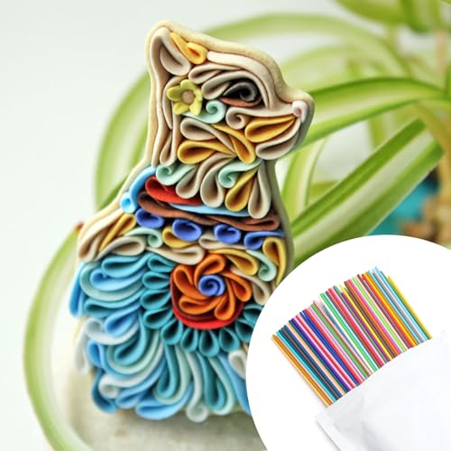 FARYODI 3D Pens Filament for 3Doodler Start+ Pen, 300 Pieces 3D Printing Pens Doodler Pen PCL Filament Refills 2.5mm 20 Colors 20 colours
