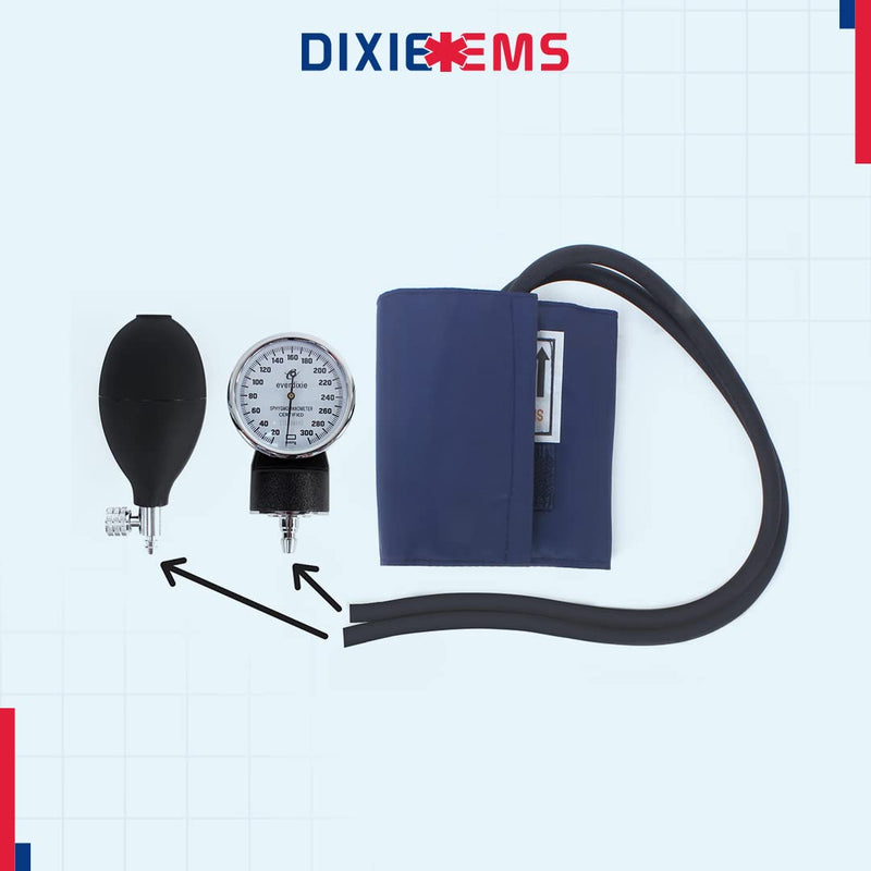 [Australia - AusPower] - Dixie EMS Aneroid Sphygmomanometer Blood Pressure Cuff – Pediatric Size 