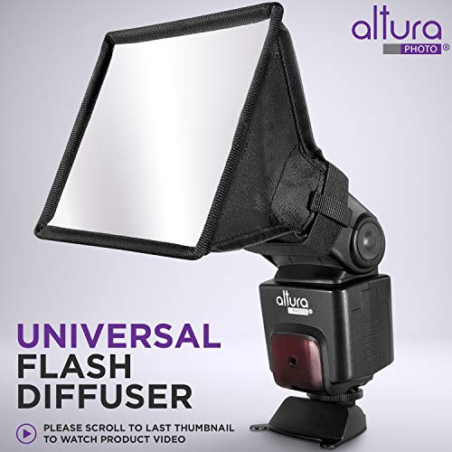 Altura Photo Flash Diffuser Softbox 11x8, Universal for Speedlight, 3pk 6x5", 9x7", 11x8"