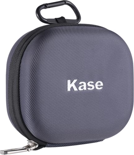 Kase Revolution Plus Hard Shell Tortoise Filter Wallet Case 8 Pocket + Carabiner (Medium 62-86mm) Medium 62-86mm