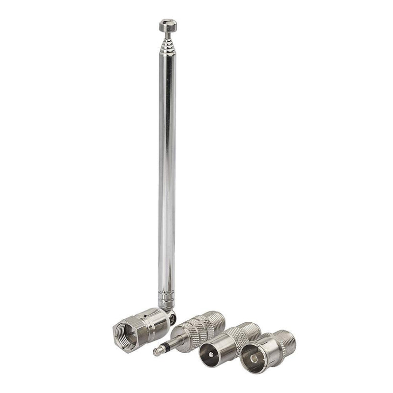 [Australia - AusPower] - Superbat FM Telescopic Antenna Kit 75 Unbal F Type Connector DAB Radio Replacement Antenna for TV AM FM Radio Stereo Receiver Bose Wave Radio etc. 