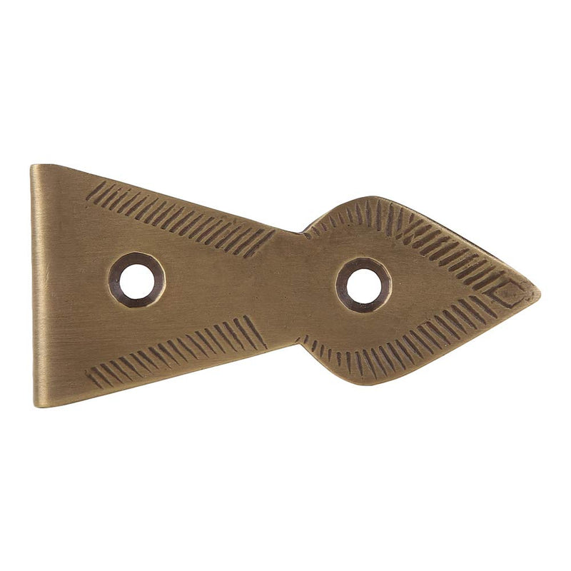 Set of 8 Brass 90 Degree Spade Trunk Corners, Antique Brass Finish, Edge Guard Table Cabinet Protector, Decorative Corner Brackets Set of 8
