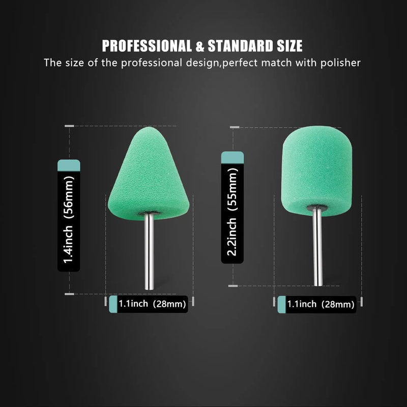 [Australia - AusPower] - Mini Buffing Polishing Pads, 30Pcs Mini Detail Polishing balls Use On Rotary Tools,Cordless electric drill, Small area Polisher Tool for Tight Area Detailing Polishing Waxing And Sealing Glaze -MNPC30 30Pcs DETAIL POLIHSING SETS 