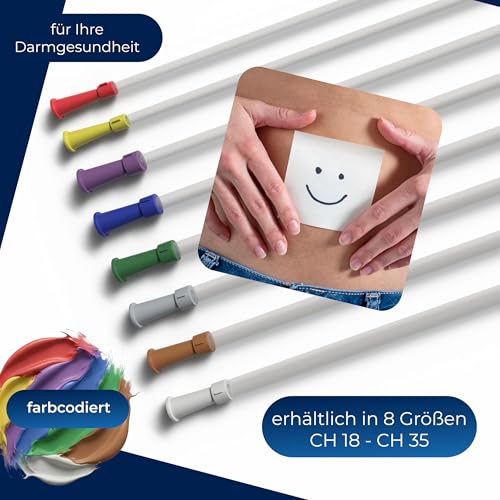 10 x Flexible Enema Aid I Intestinal Tube for Irrigator Set/Enema Cup I Choice of Sizes (CH 25 - Diameter 8.3 mm) CH 25 - Ø 8,3mm
