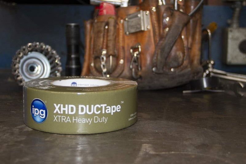 IPG XHD DUCTape, Extra Heavy Duty Duct Tape, 1.88" x 60 yd, Silver (Single Roll) Single Roll