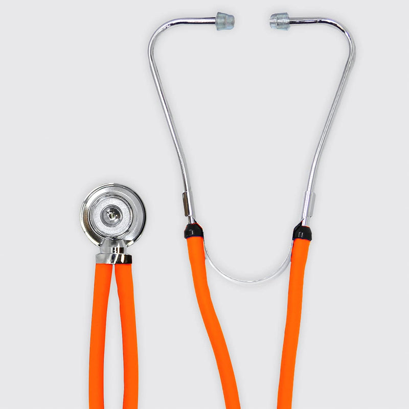 [Australia - AusPower] - Dixie Ems Sprague-Rappaport Type Two Tube Stethoscope – Orange 