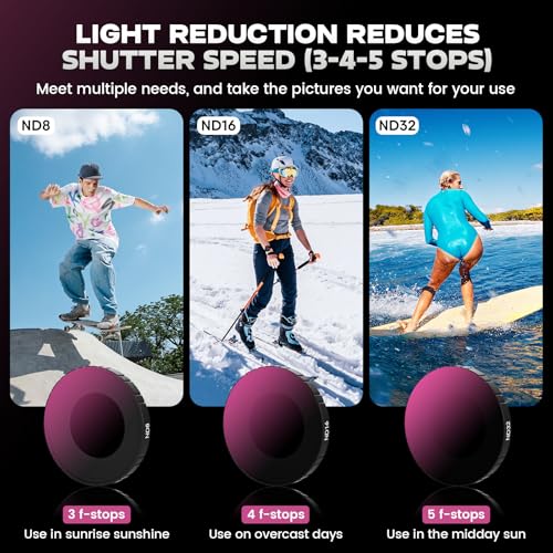 Osmo Nano ND Filter Set - 4 Pack (CPL, ND8, ND16, ND32) Osmo Nano