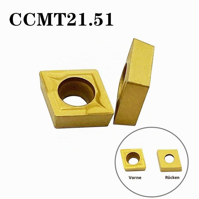 CCMT21.51 CCMT060204 DCMT21.51 DCMT070204 Carbide Turning Inserts CCMT Insert DCMT Insert Multilayer Coated Turning Inserts Replacement Inserts for Lathe Rotary Tool Holder Drill Rod 20pcs