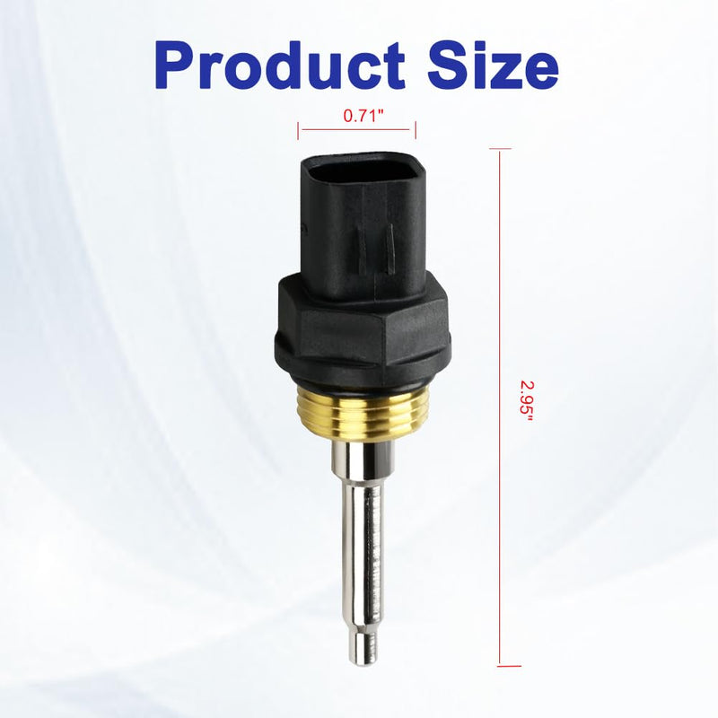 Temperature Sensor Compatible with Caterpillar Excavator CAT 3406E C15 Replacement for 256-6453 2566453