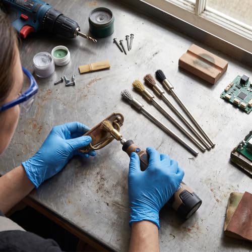 RiToEasysports Steel Wheel Brush Accessories for Versatile Wire Brushes for Extraction and Polishing in Various Industries