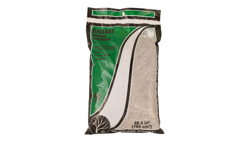 [Australia - AusPower] - Gray Blend Medium Ballast (32 oz. Shaker) Woodland Scenics 