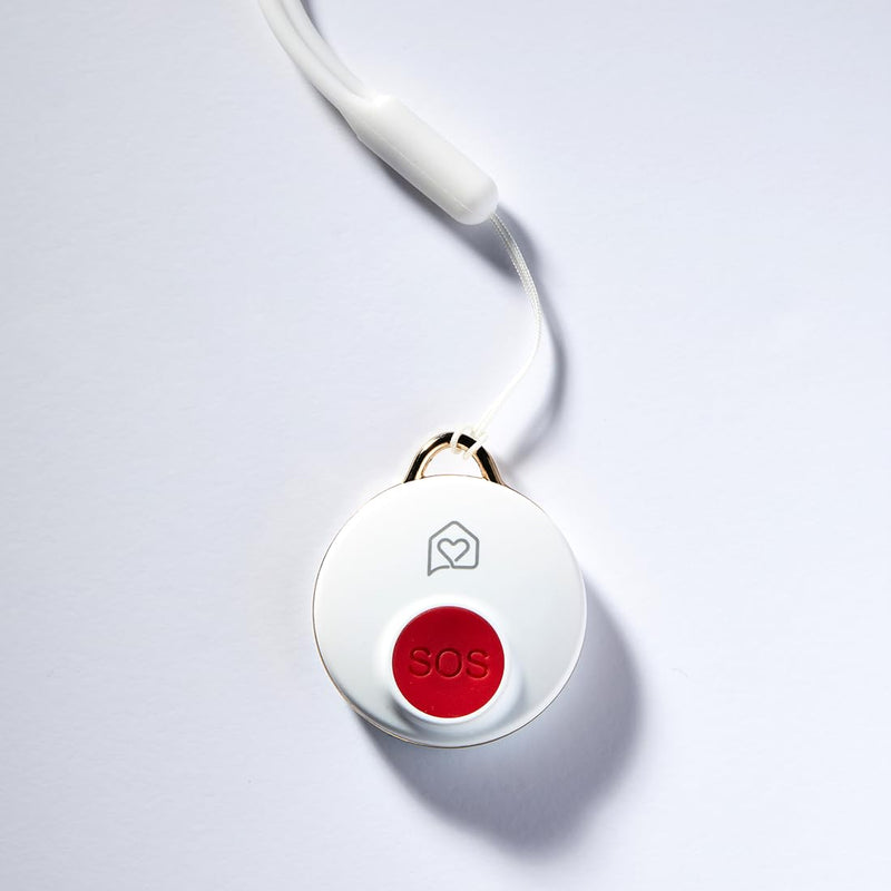 [Australia - AusPower] - SOS Emergency Alert Button for Elderly, Bluetooth Panic Button with App Alert – Lone Worker & Senior Safety Device 