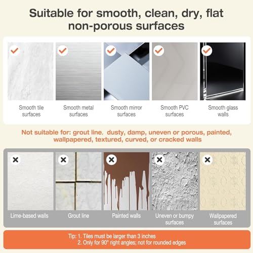 NOETICUS Corner Shower Caddy, 2 Pack Aluminum Alloy Shower Shelves with Adhesive Stickers, No Drilling, Removable Organizer with Towel Bar & Hooks
