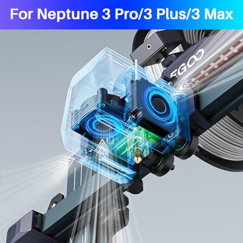 ELEGOO 3D Printer Extruder for Neptune 3 Pro/Plus/Max 3D Printer