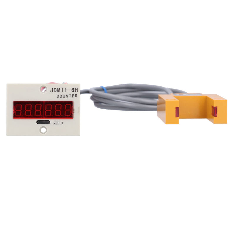 [Australia - AusPower] - Digital Display Counter,BEM?6H?30E4?CT Electronic Industrial Sensor Automatic Induction Digital Display Counter with Wire,3 Counting Method(DC12-24V) 