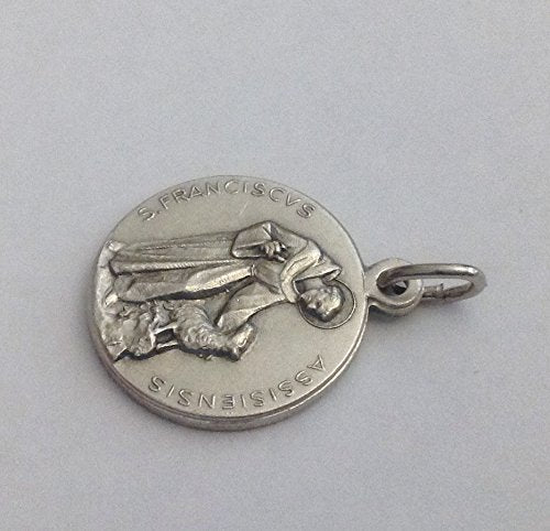 I G J Saint Francis of Assisi Medal - The Patron Saints Medals -100% Made in Italy St.Francis with The Wolf
