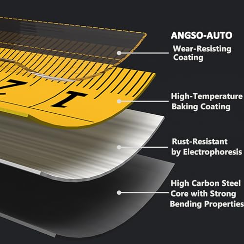 ANGSO-AUTO 33 ft/10 m self-locking tape measure for ADAS calibration tools