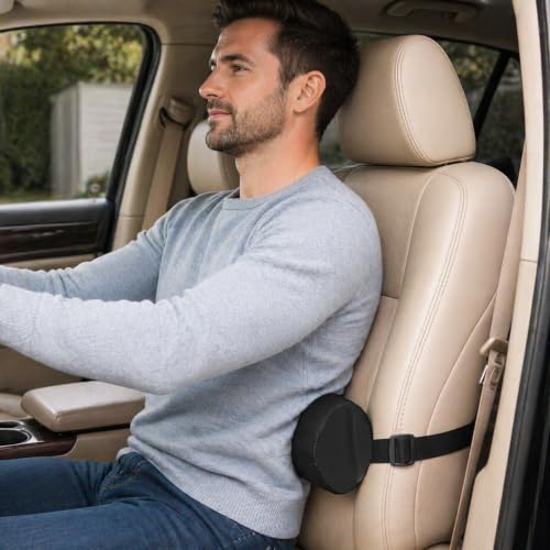 Lumbar Roll Support Pillow for Office Chair & Car 15 Inch Extended-15inch-lumbar roll
