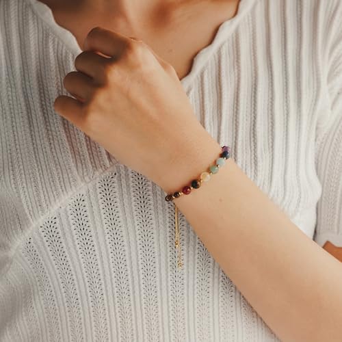 7 Chakra Bracelets for Women Yoga Meditation Crystal Bracelet Gifts 7 Chakra