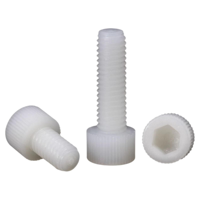 [Australia - AusPower] - Nylon PA66 M3 M4 M5 Plastic White Metric Hex Socket Head Cap Screws Set Assortment Hardware Kit Pack of 470PCS in Plastic Storage Box (Electronics Repair DIY) M3-M5 