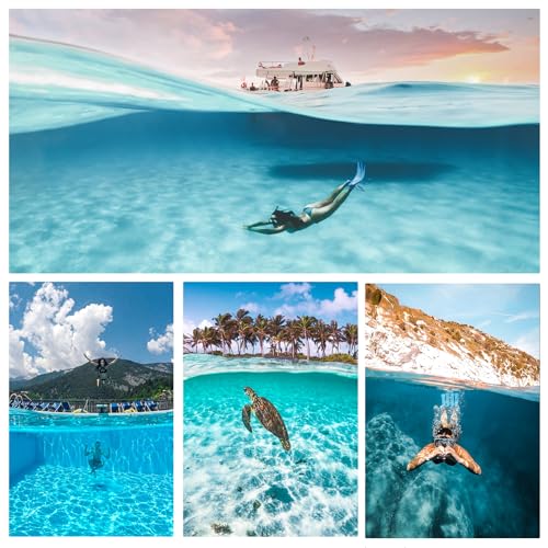 AFAITH Gopro Dome Port for GoPro Hero 9/10/11/12/13 Black, Underwater 6 Inch Acrylic Dome Port with Waterproof Cover Case + Floating Bobber Handle + Trigger GoPro Hero 12/11/10/9 Black