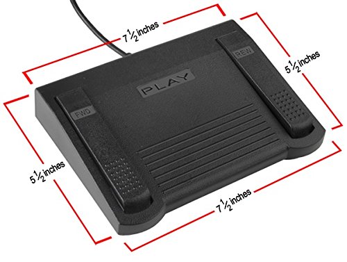 ECS USB Computer Foot Pedal for use with VLC Media Player