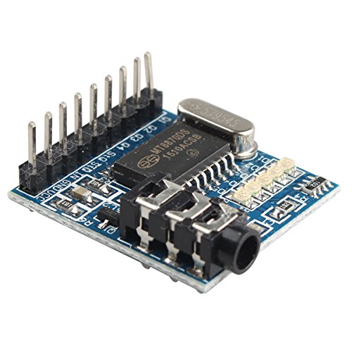 MT8870 DTMF Voice Decoder Module Voice Telephone Module Audio Decoder Voice Dialing Control Module Compatible with Arduino, Raspberry Pi, ARM MCU & More