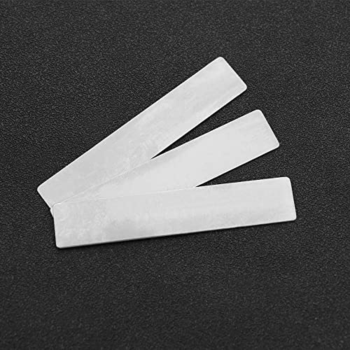 ECSiNG 10Pcs Air Compressor Valve Plate Fit for 65mm Cylinders Metal Valve Plate Steel Air Compressor Valve Plate Replacement 11 x 57mm 11x57mm