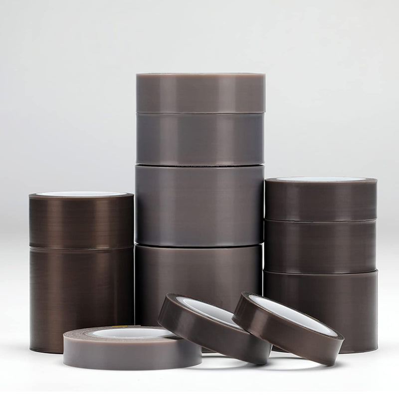 [Australia - AusPower] - PTFE Tape, PTFE Film Tape Sheets with Single Side Silicone Adhesive, High Temperature Tape, 36 Yards (1 roll) 0.08mm T*1in W*36yards L 