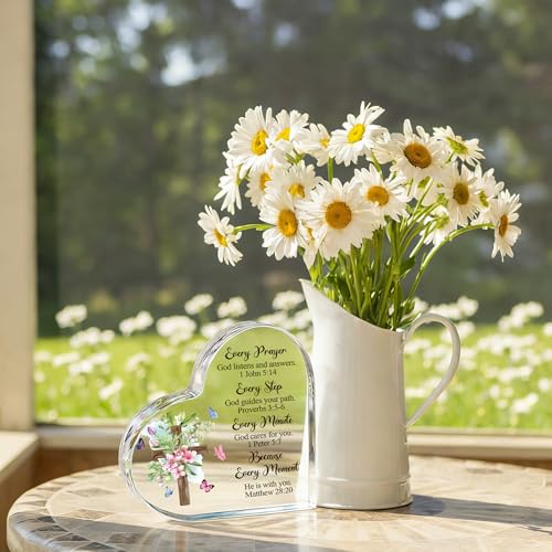 Christian Gifts for Women, Inspirational Religious Gifts for Women Men Every Prayer 4 inch