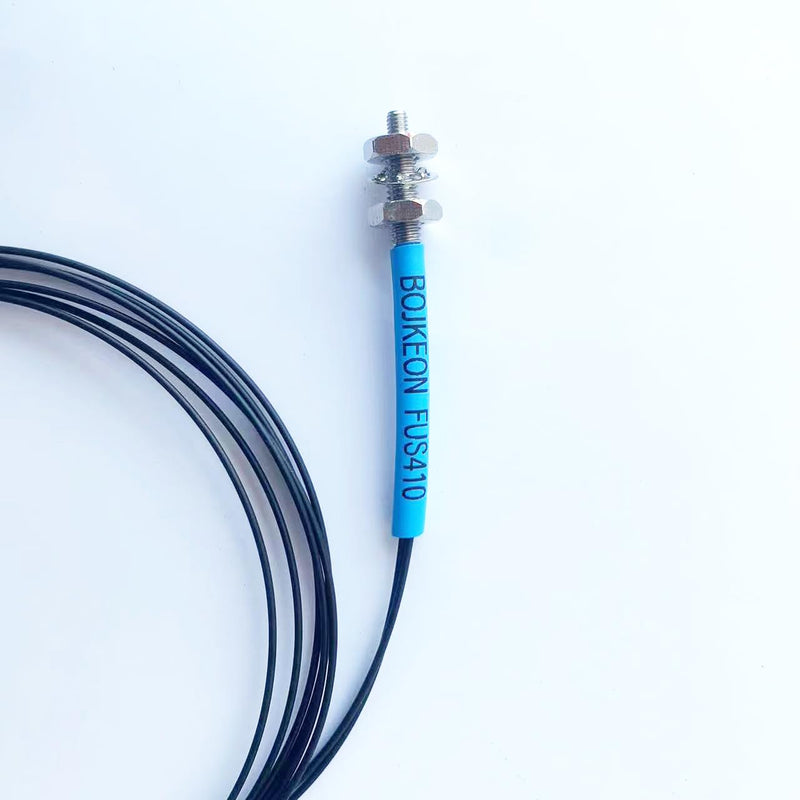 [Australia - AusPower] - FUS410 Fiber Optic Sensor,Diffuse Reflective Digital Fiber Optic,1m Line Length,M4 Sensor Probe 