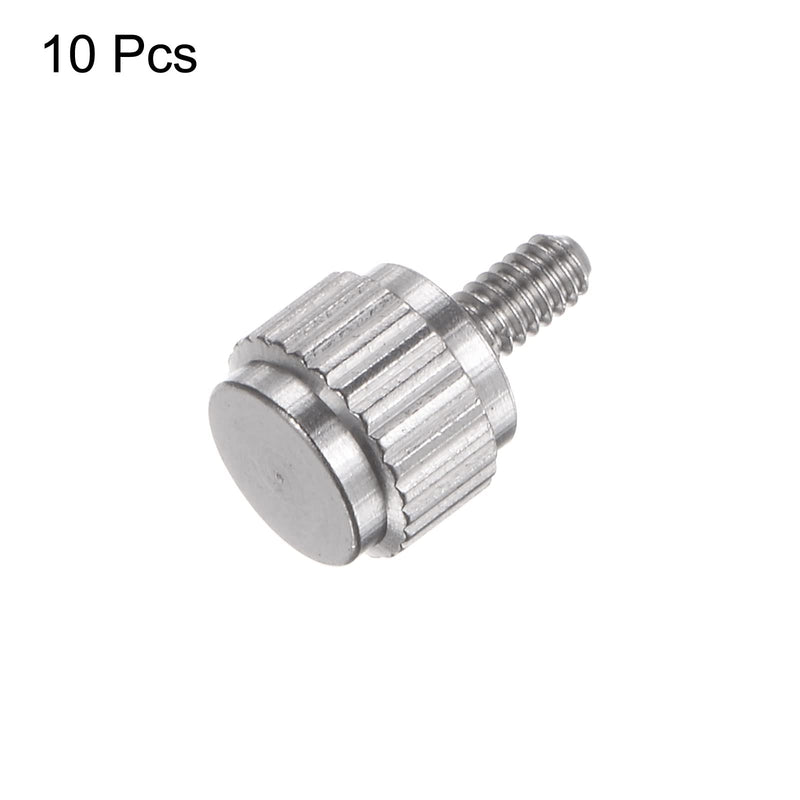 [Australia - AusPower] - 10pcs Vernier Calipers Locking Screws M2x4mm Round Flat Head Knurled Thumb Knob Bolts 