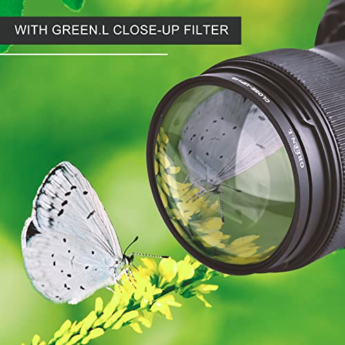 GREEN.L 72mm Close-up Filter Set(+1,+2,+4,+10), Professional Macro Filter for Camera Lens