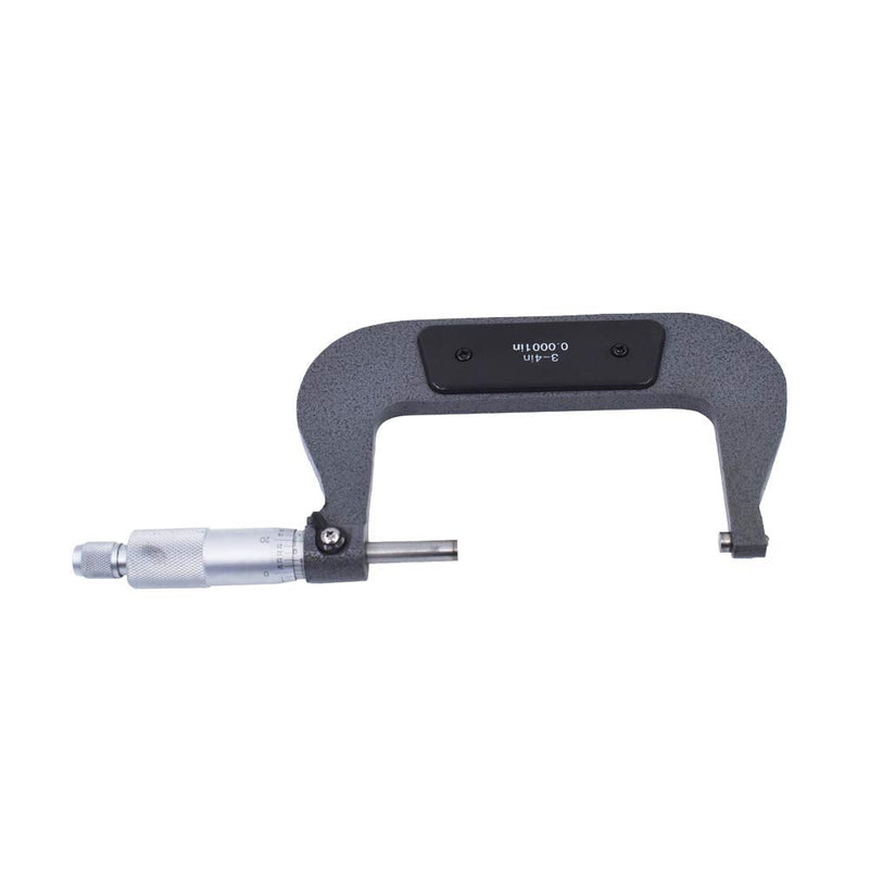 [Australia - AusPower] - findmall 3-4" Outside Micrometer 0.0001" Carbide Tipped 3-4 Inch Micrometer Machinist Tool 