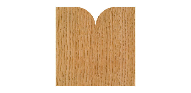 Whiteside Router Bits 1570 Point Cutting Round Over Bit with 3/16-Inch Radius 3/8-Inch Cutting Diameter and 3/8-Inch Cutting Length