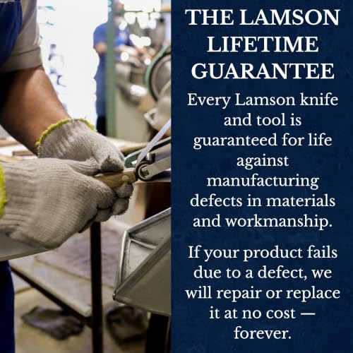 Lamson 4-inch wave edge cake and pie server with ultra-durable handle, perfect for serving slices of cake, pie, or pastries.