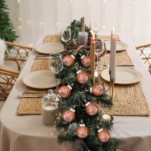 Miniinflat 18 Pcs Christmas Velvet Ball Ornaments for Tree, Guadalupe