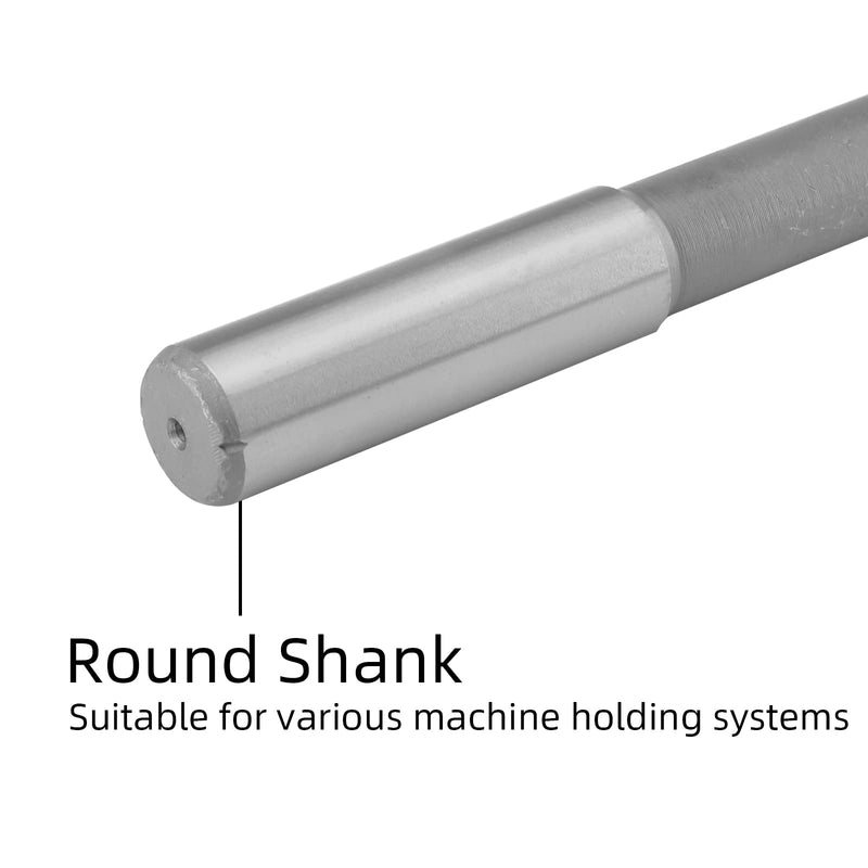 [Australia - AusPower] - 5/8" Chucking Reamer, H7 HSS Straight Flutes Lathe Machine Reamer 5/8 Inch, High Speed Steel Round Shank Milling Cutting Tool 5/8" 1 Piece 