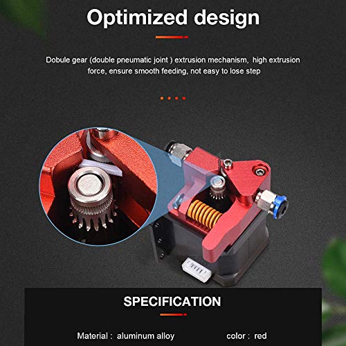 BIQU Dual Gear Extruder for Ender-3 V2/3/Pro Series/Ender-5/CR-10S/Pro