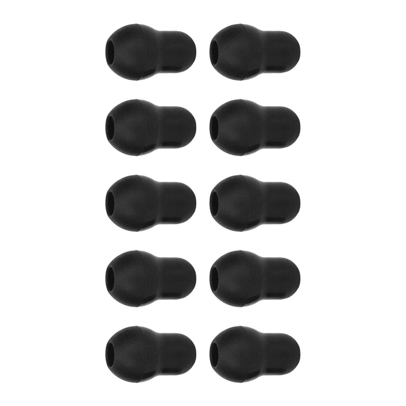 [Australia - AusPower] - 10 Soft Silicone Stethoscope Ear Tips, Mushroom Shape, Replacement Earplugs with 2.5mm Hole Size for 5mm Ear Hooks 