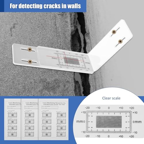 Crack Monitoring Protocol Concrete Crack Monitor, Corner Crack Monitor for Standard and Corner