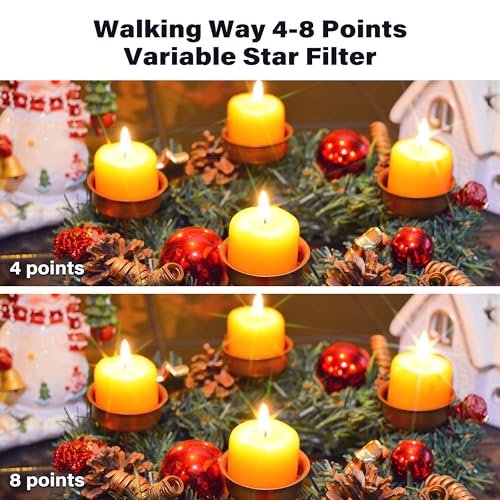 Walking Way 72mm Variable Star Filter, 4/8 Point for Camera Lens