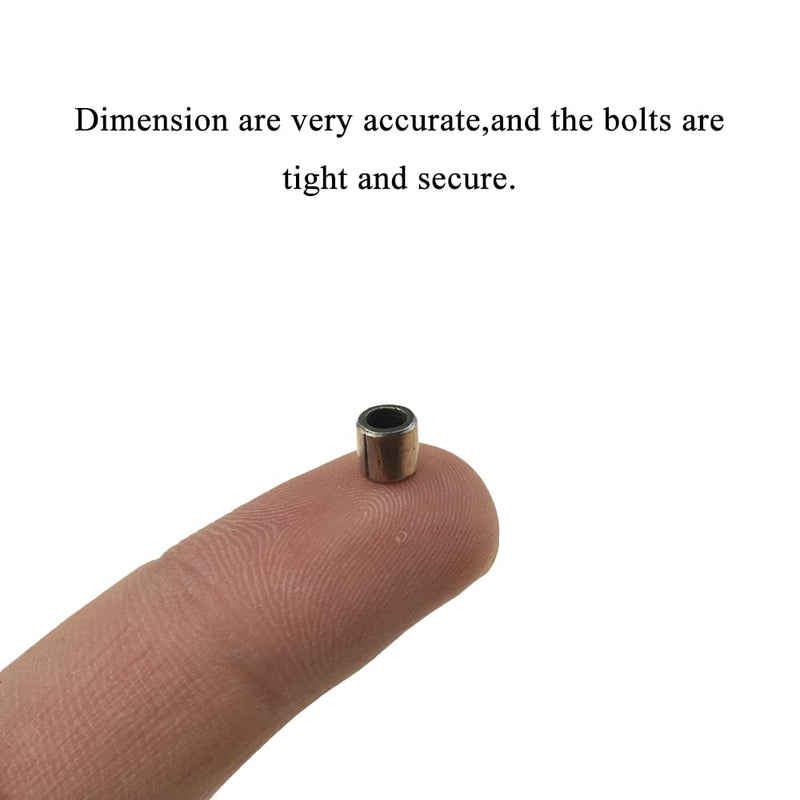 [Australia - AusPower] - Sleeve Bushing Bearing 3mm Bore x 5mm OD x 5mm Length Bronze No Oil Good Friction No Rattle Tight Secure Welded Seam Close Tolerances for Shock Eyelets Exhaust Header Bolts 3D Printed 10Pcs 3x5x5mm(Bronze)-10pcs 10 