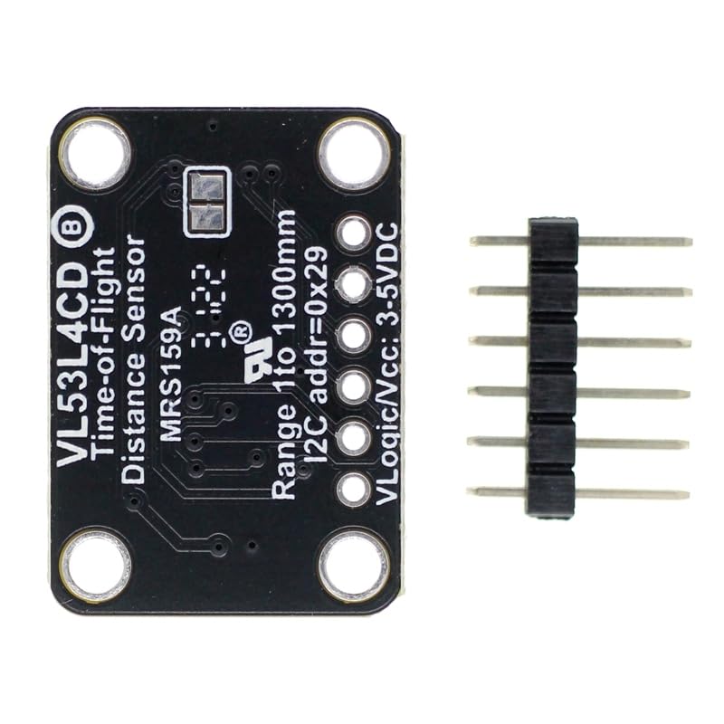 VL53L4CD ToF Range Sensor Module,DC 2.7V-5V Ranging Sensor Breakout 0 to 1300 Millimeters Full Field of View (FoV)