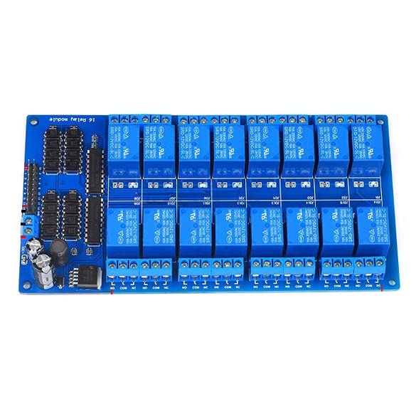 [Australia - AusPower] - 5V 12V 24V Relay Module 1/2/4/6/8/16 Channel Various Model Options (1, 16 Channel, 5V) 