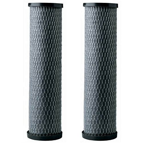 OMNIFilter 2-Pack Whole House Replacement Under Sink Water Filter Carbon Wrapped Cartridge (TO1-DS12-05) Reduces Chlorine Taste Odor Sediment